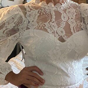 Joaquín Blanco Lace Blouse